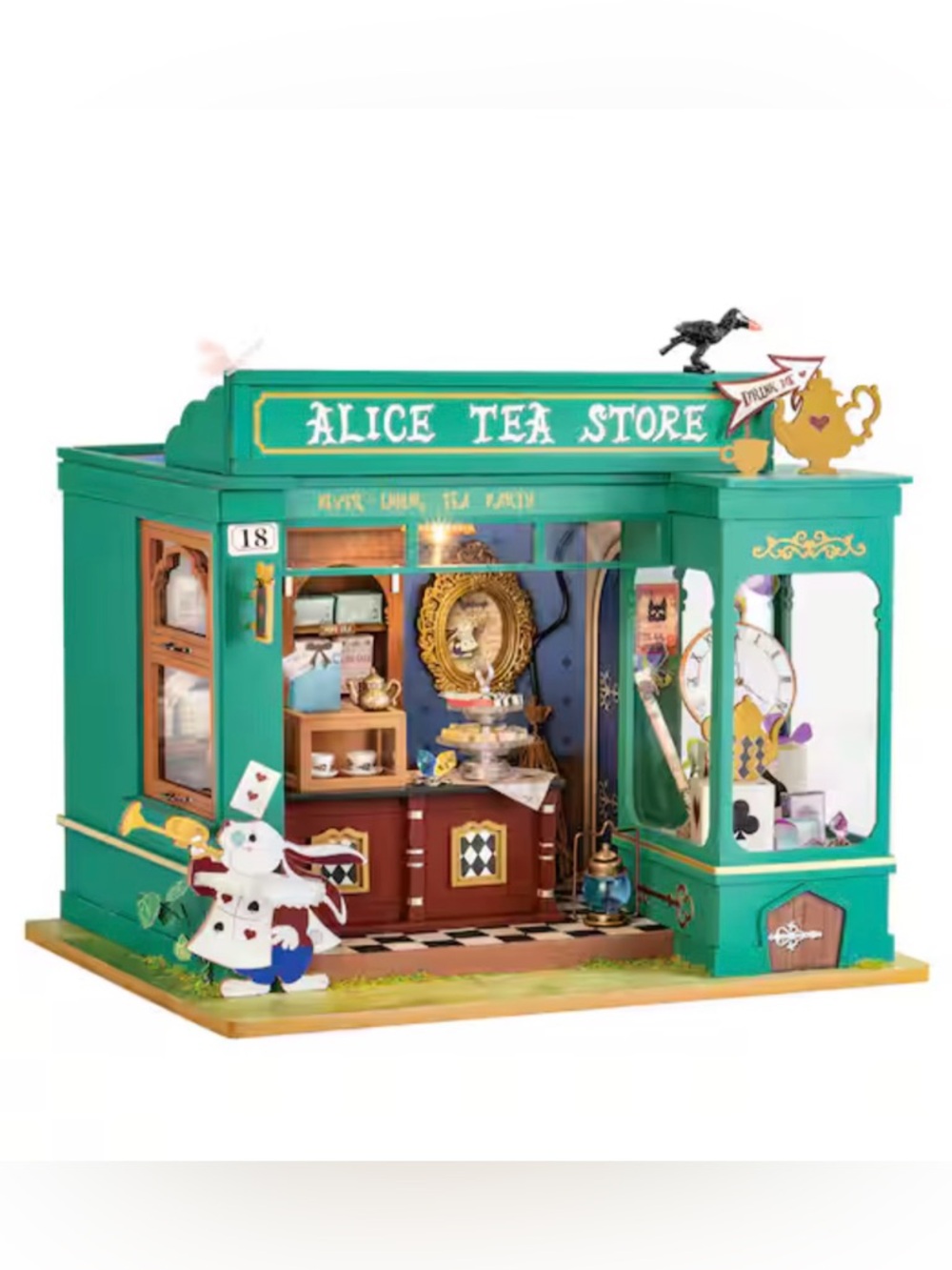 Rolife Alice's Tea Store DIY Miniature House Kit New In Box / Sealed